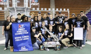 Team 5837 at 2016 Iowa Regional, group picture.