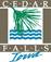 City of Cedar Falls logo featuring water and nature image.