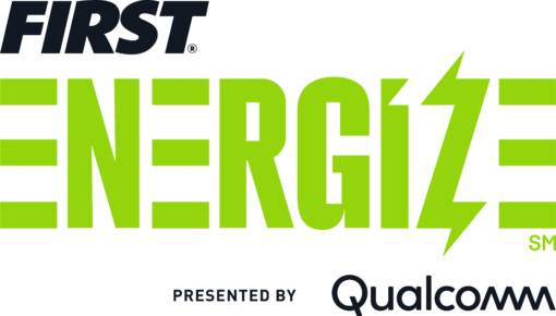 2022-2023 Season Logo for FIRST - FIRST ENERGIZE presented by Qualcomm