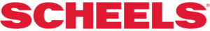 SCHEELS Logo, SCHEELS in red text