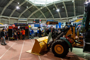 John Deere tractor on display in the Dome.