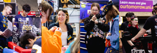 Photos from the 2026 Iowa Regional showcasing teams in their pits.